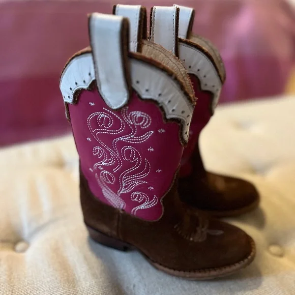 Miron Crosby Mini Girls Cowboy boots - Picture 1 of 9